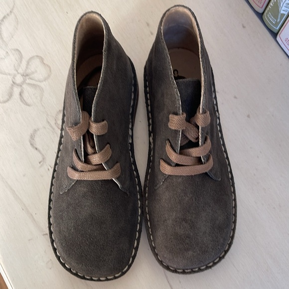 Cyrillus Kids Suede Boots - Charcoal Brown - Picture 5 of 6